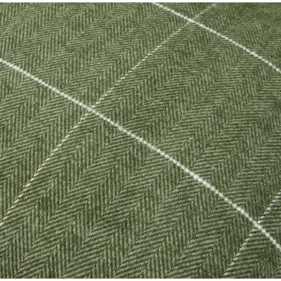 14"x36" Windowpane Plaid Oblong Pillow Dark Green - Hearth & Hand with Magnolia - Picture 4 of 7